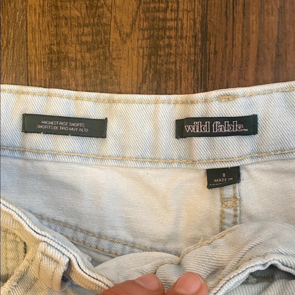 Wild Fable Light Blue Denim Shorts - Picture 2 of 9